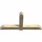 Ekena Millwork Eugene Rough Sawn Timber Gable Bracket, Douglas Fir, 72"W x 36"H x 6"D x 6"F, 12/12 Pitch GBW072X36X0606EUG00RDF - alternate 2